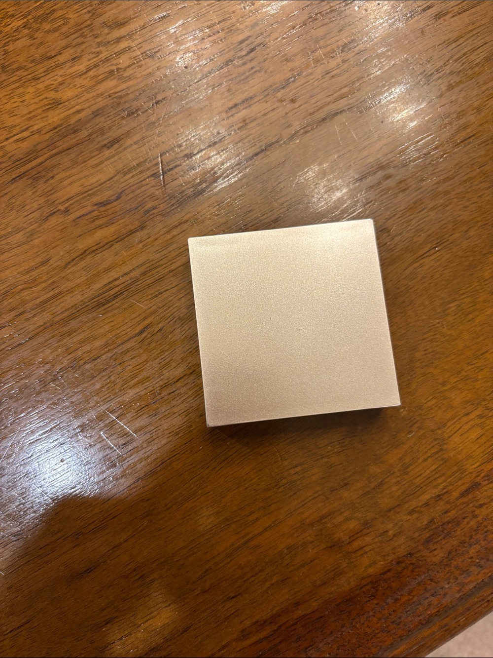 Square Compact Case in Light Champagne